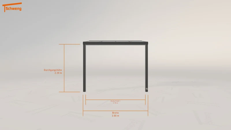 #DE Schweng Terrassenüberdachung S350 (ID 33729w)