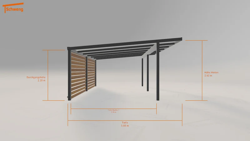 #CH Schweng Pultdachcarport S400 (ID mjpvm9)