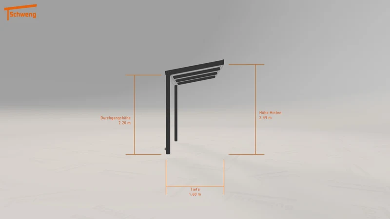 #DE Schweng Terrassenüberdachung S350 (ID 859jxr)