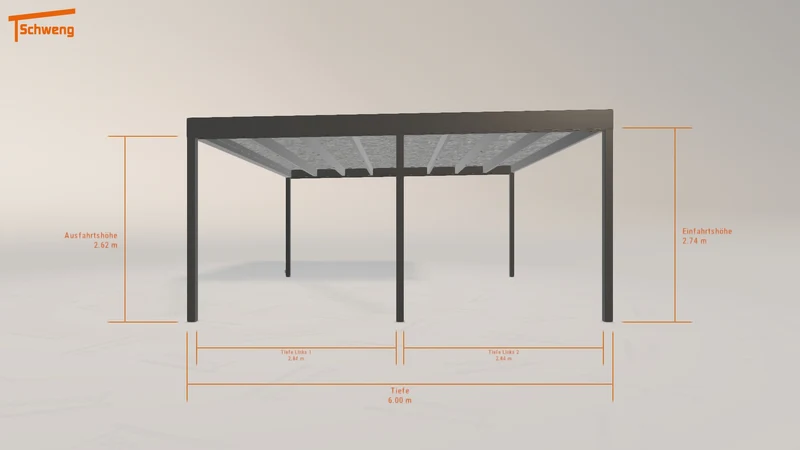 #AT Schweng Flachdachcarport C600+ (ID w32jnv)