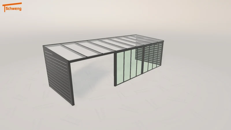 #DE Schweng Terrassenüberdachung S350 (ID 859jb5)