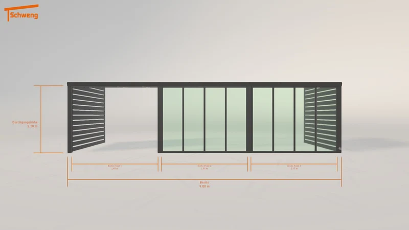 #DE Schweng Terrassenüberdachung S350 (ID 859jb5)
