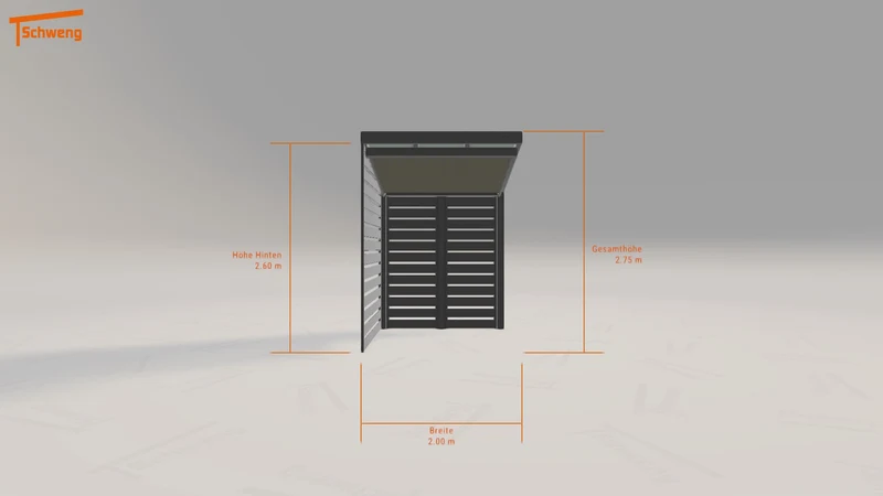#DE Schweng Terrassenüberdachung S400 (ID 3379by)