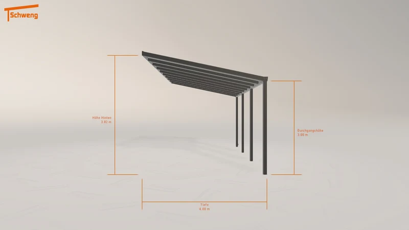 #DE Schweng Terrassenüberdachung S400 (ID jjpd4y)