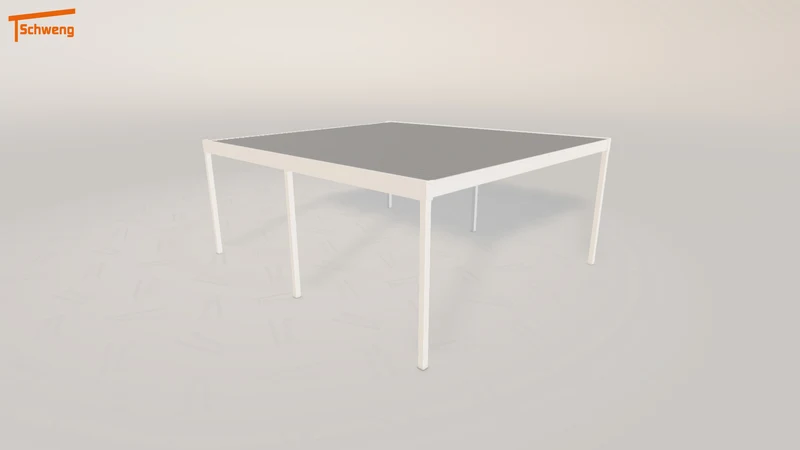 #DE Schweng Flachdachcarport C600+ (ID 77w3pj)
