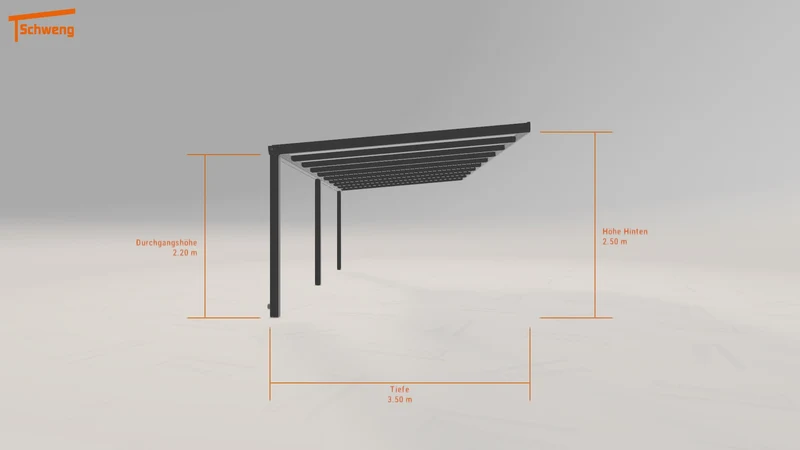#DE Schweng Terrassenüberdachung S350 (ID 5m8r2z)
