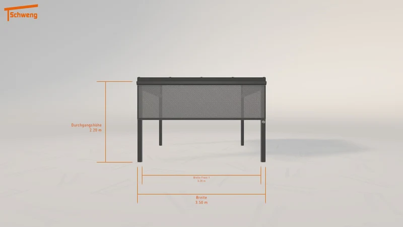 #DE Schweng Terrassenüberdachung S350 (ID 9wy487)