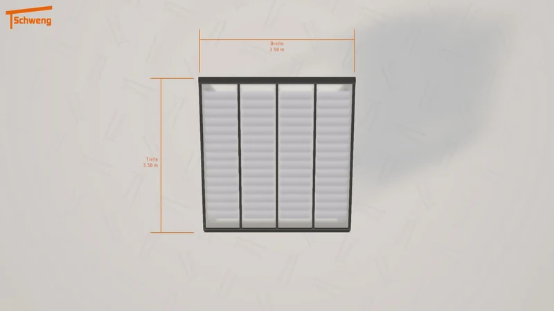 #DE Schweng Terrassenüberdachung S350 (ID 9wy487)