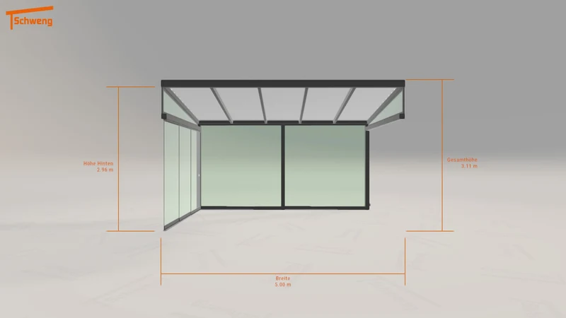 #DE Schweng Terrassenüberdachung S400 (ID 9wyrw9)