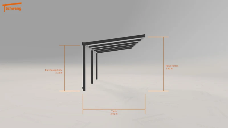 #DE Schweng Terrassenüberdachung S400 (ID dvqk72)