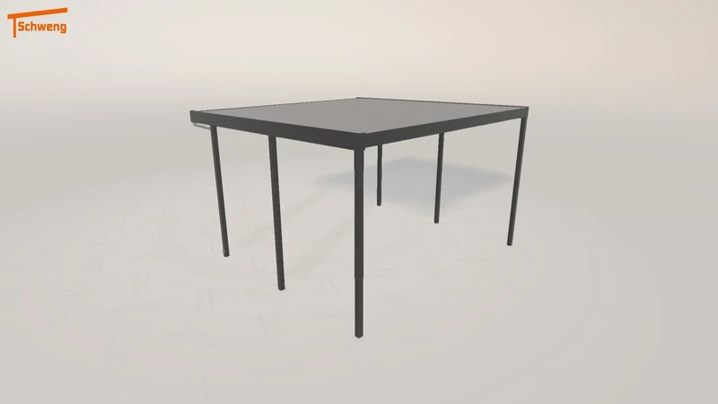 #CH Schweng Flachdachcarport C600+ (ID rj542z)