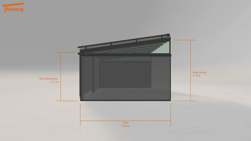 #CH Schweng Terrassenüberdachung S400 (ID n5dwz7)