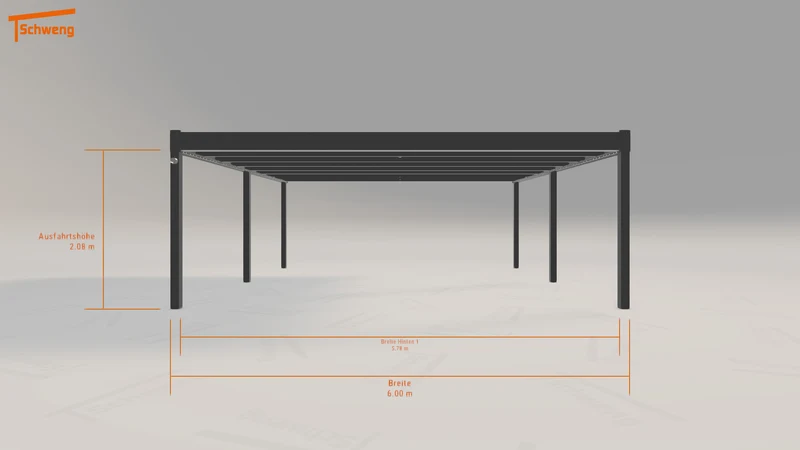 #DE Schweng Flachdachcarport C600+ (ID jjp729) #MTG