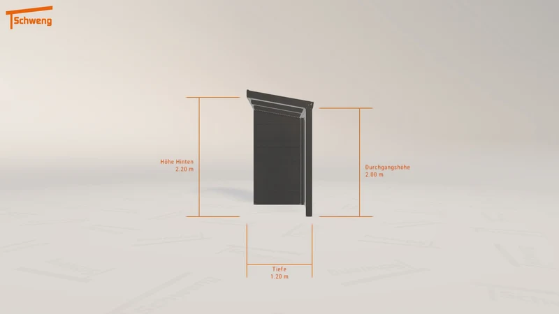 #DE Schweng Terrassenüberdachung S350 (ID 2q53zy)