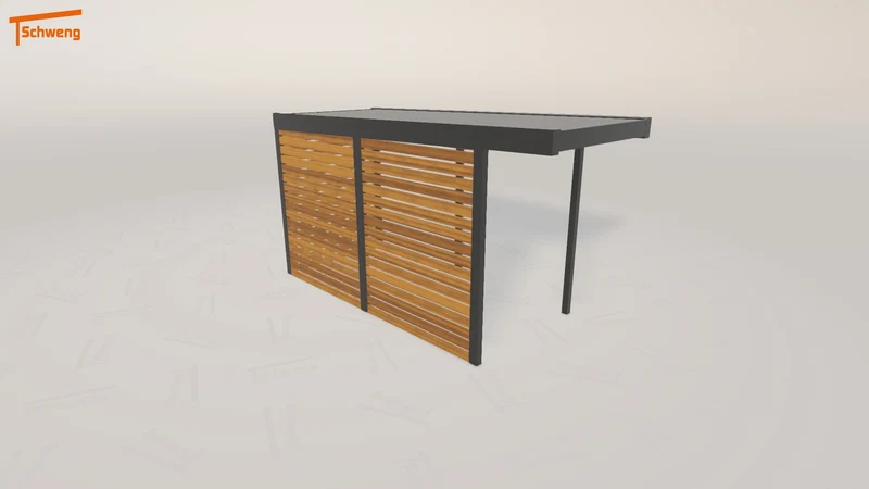 #CH Schweng Flachdachcarport C600 (ID k2qmpq)