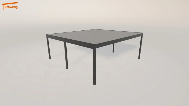 #DE Schweng Flachdachcarport C600+ (ID 859xmn)