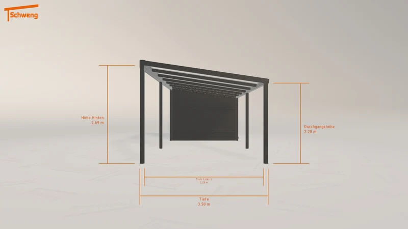 #AT Schweng Terrassenüberdachung S350 (ID jjpd97)