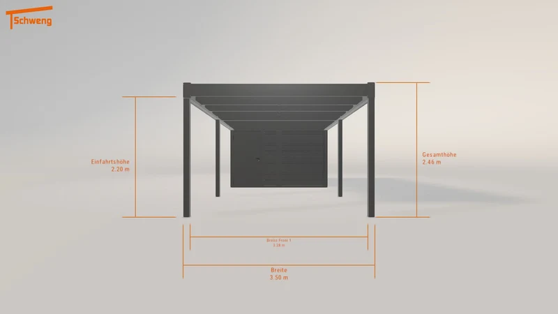 #DE Schweng Flachdachcarport C600 (ID n5dw2j) #MTG