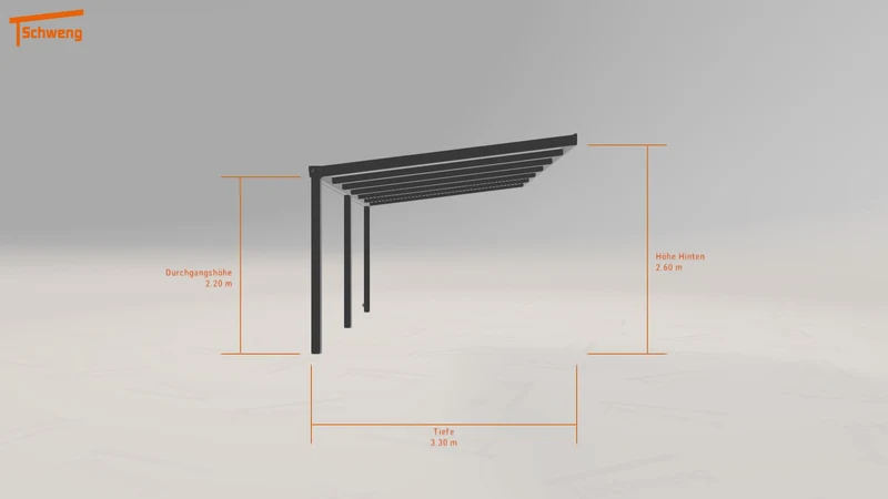 #DE Schweng Terrassenüberdachung S400 (ID v4jzyx)
