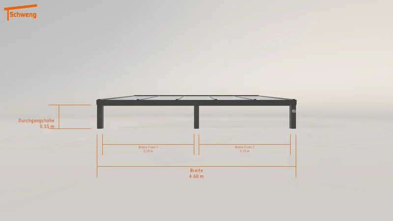#DE Schweng Pultdachcarport S350 (ID ygyd9b)