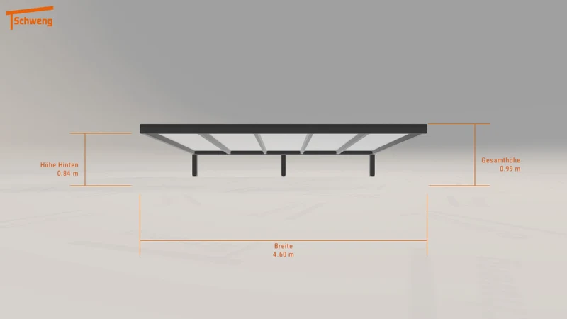 #DE Schweng Pultdachcarport S350 (ID ygyd9b)