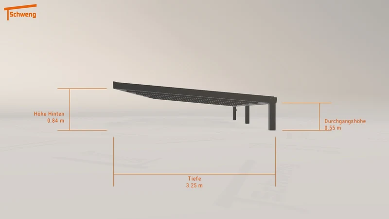#DE Schweng Pultdachcarport S350 (ID ygyd9b)
