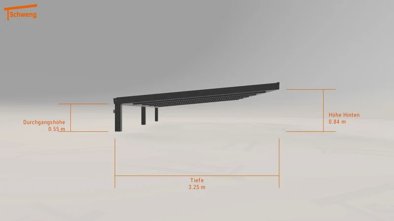 #DE Schweng Pultdachcarport S350 (ID ygyd9b)