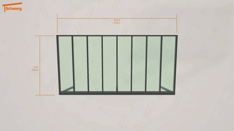 #DE Schweng Terrassenüberdachung S350 (ID 42x9mm)