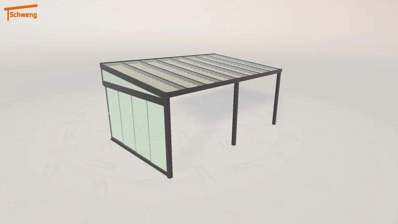 #DE Schweng Terrassenüberdachung S400 (ID 8598w5)