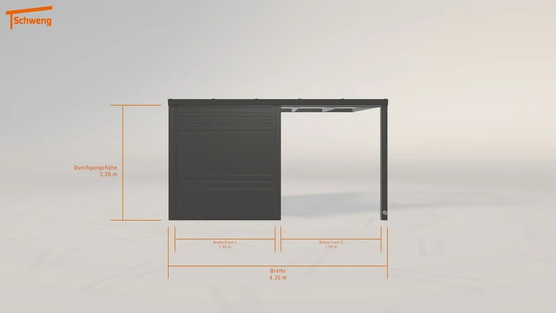 #DE Schweng Terrassenüberdachung S350 (ID rj5vzd)