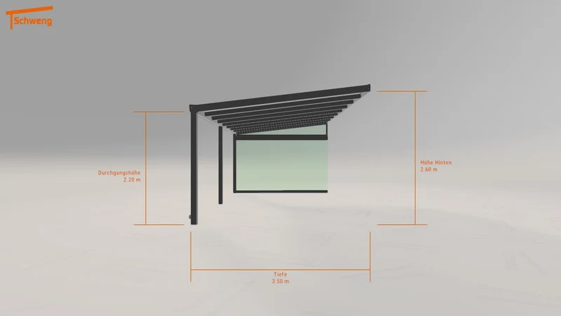 #DE Schweng Terrassenüberdachung S400 (ID k2q8yk)