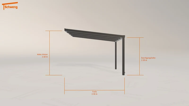 #DE Schweng Terrassenüberdachung S400 (ID 5m82gw)