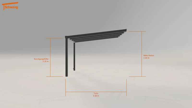 #DE Schweng Terrassenüberdachung S400 (ID 5m82gw)