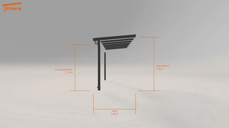 #DE Schweng Terrassenüberdachung S350 (ID jjpkzy)