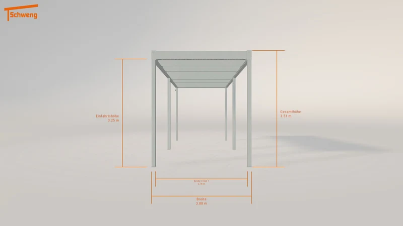 #AT Schweng Flachdachcarport C600 (ID 77wpq7) #MTG