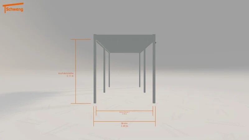 #AT Schweng Flachdachcarport C600 (ID 77wpq7) #MTG