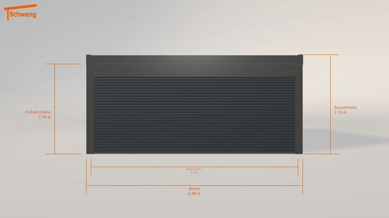 #DE Schweng Flachdachcarport C600 (ID 77wd52)
