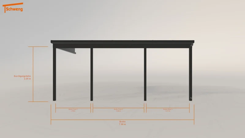 #DE Schweng Pultdachcarport S350 (ID v4jqmx) #MTG