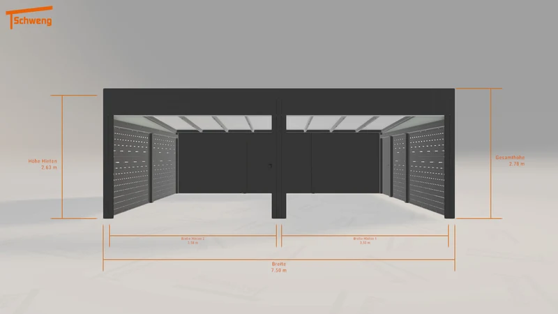 #DE Schweng Pultdachcarport S400 (ID 8598pr) #MTG