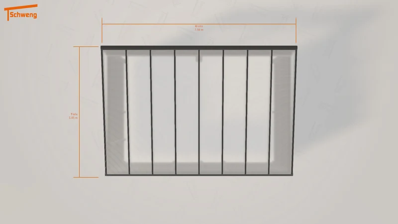 #DE Schweng Pultdachcarport S400 (ID 8598pr) #MTG