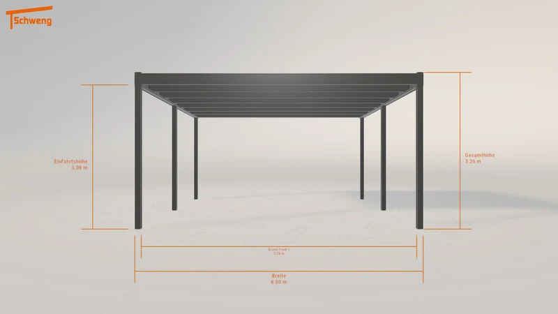 #DE Schweng Flachdachcarport C600 (ID mjp4g5) #MTG