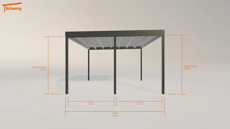 #DE Schweng Flachdachcarport C600 (ID mjp4g5) #MTG