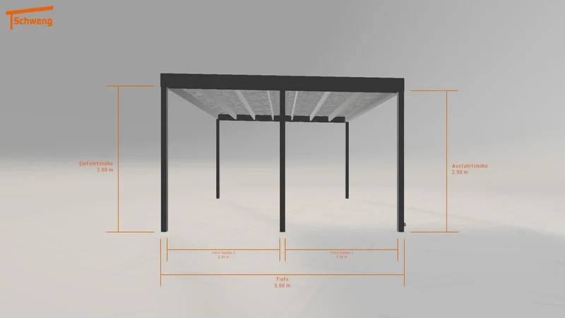 #DE Schweng Flachdachcarport C600 (ID mjp4g5) #MTG