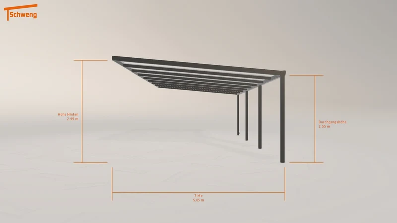 #DE Schweng Pultdachcarport S400 (ID 5m82b3) #MTG