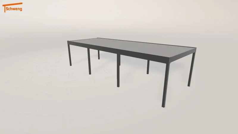 #DE Schweng Flachdachcarport C600 (ID jjpkym)