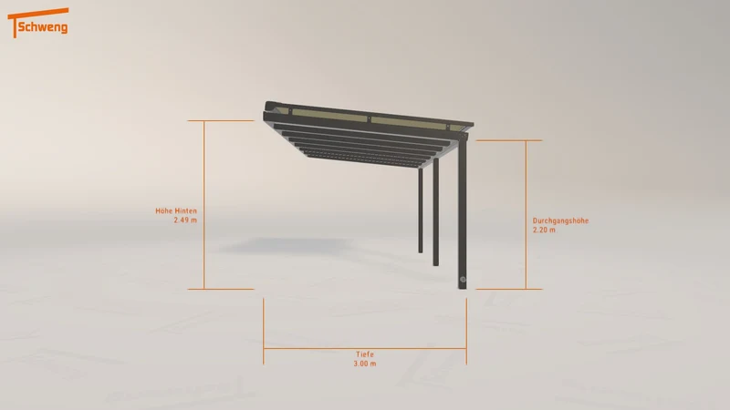 #DE Schweng Terrassenüberdachung S350 (ID 2q527w)