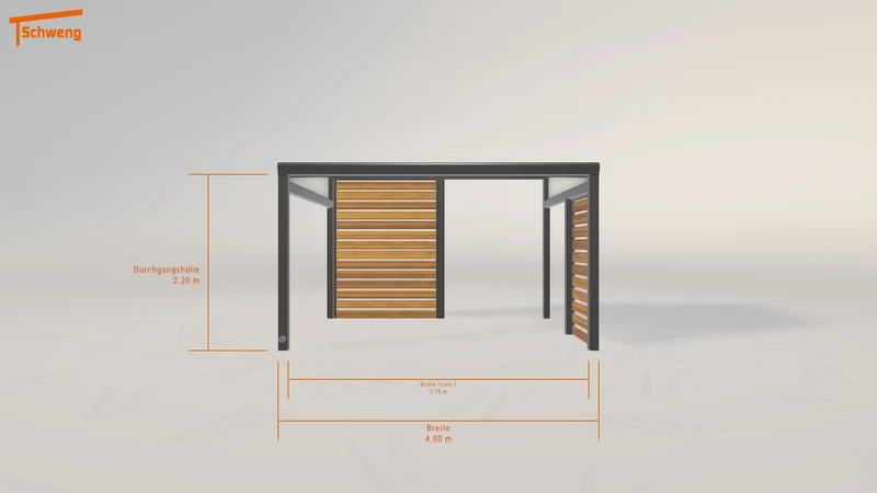 #DE Schweng Terrassenüberdachung S400 (ID mjp4pv)