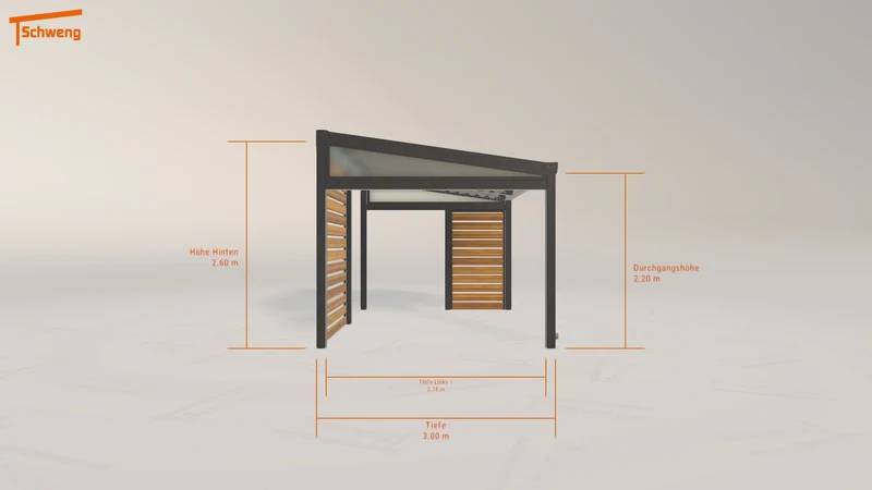 #DE Schweng Terrassenüberdachung S400 (ID mjp4pv)