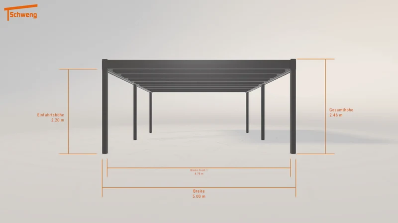#DE Schweng Flachdachcarport C600+ (ID 859x9x) #MTG