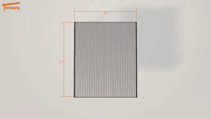 #DE Schweng Flachdachcarport C600+ (ID 859x9x) #MTG